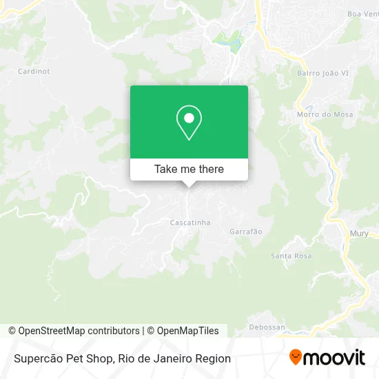 Supercão Pet Shop map