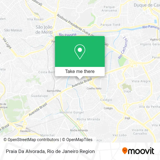 Praia Da Alvorada map