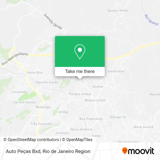 Auto Peças Bxd map
