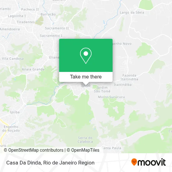 Casa Da Dinda map