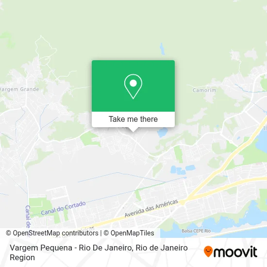 Vargem Pequena - Rio De Janeiro map