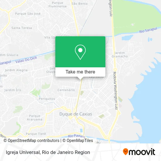 Igreja Universal map