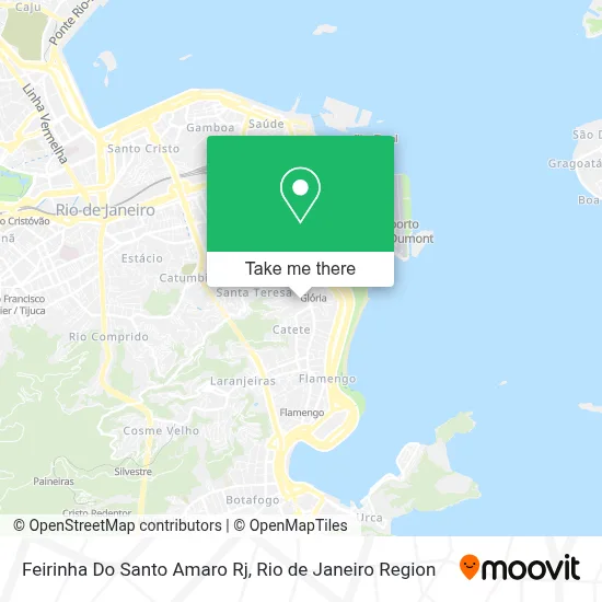 Feirinha Do Santo Amaro Rj map