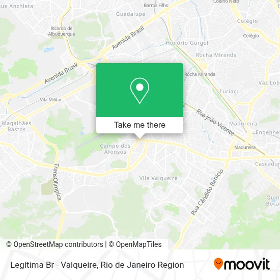Legítima Br - Valqueire map