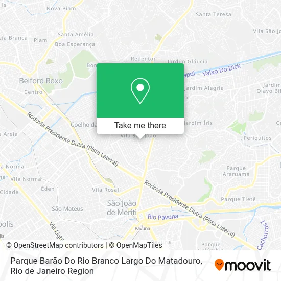 Parque Barão Do Rio Branco Largo Do Matadouro map