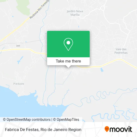 Fabrica De Festas map
