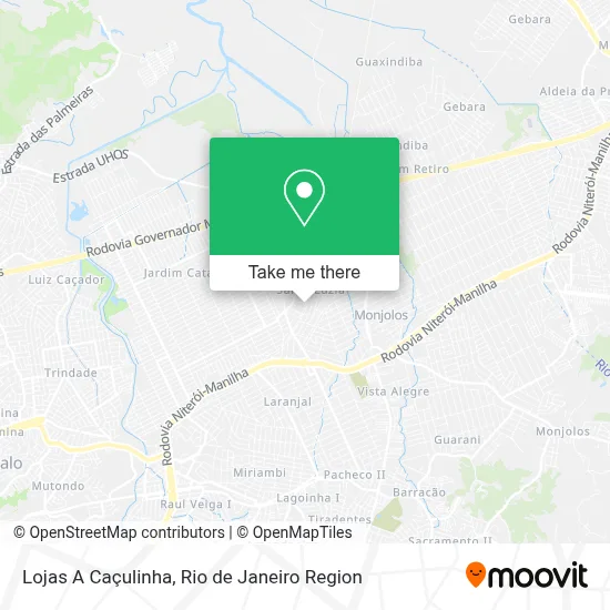 Lojas A Caçulinha map