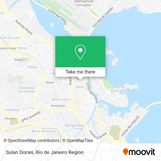 Sulan Doces map