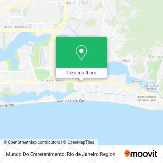 Mundo Do Entretenimento map