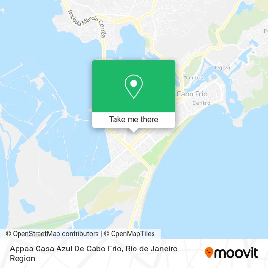 Appaa Casa Azul De Cabo Frio map