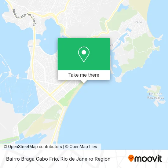 Bairro Braga Cabo Frio map