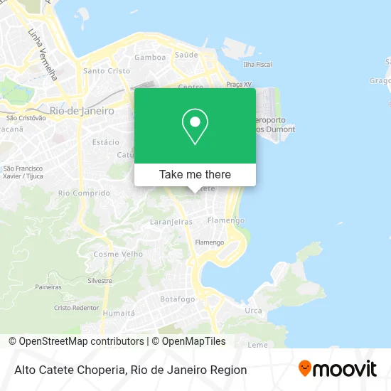 Alto Catete Choperia map