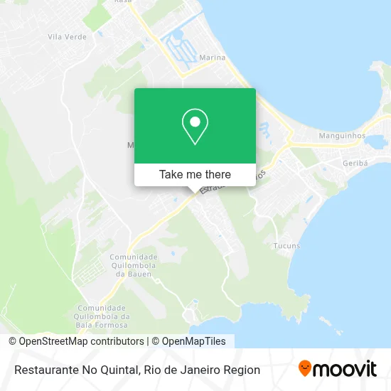 Restaurante No Quintal map
