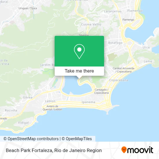Beach Park Fortaleza map