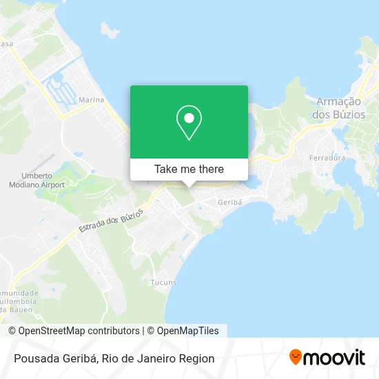 Pousada Geribá map