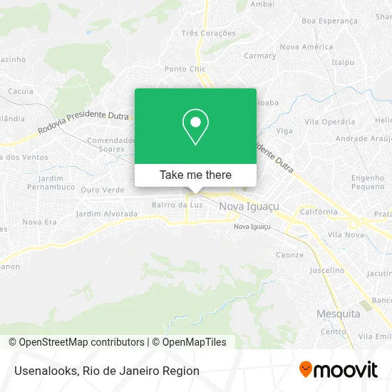 Usenalooks map