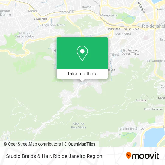 Studio Braids & Hair map