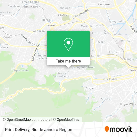 Print Delivery map