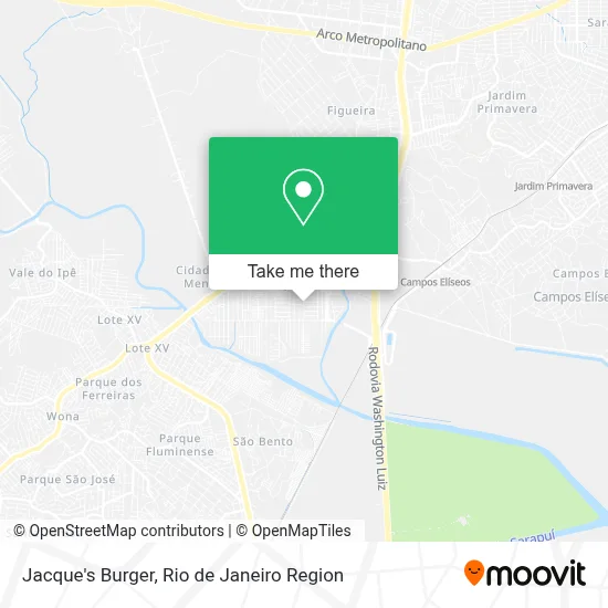 Jacque's Burger map