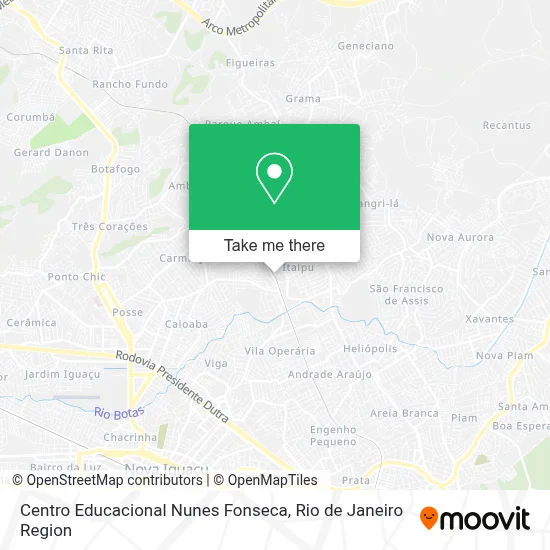 Centro Educacional Nunes Fonseca map