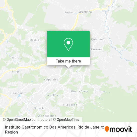 Instituto Gastronomico Das Americas map