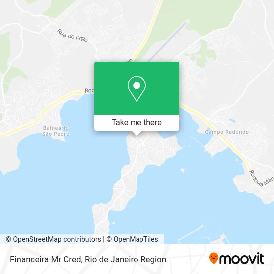 Financeira Mr Cred map