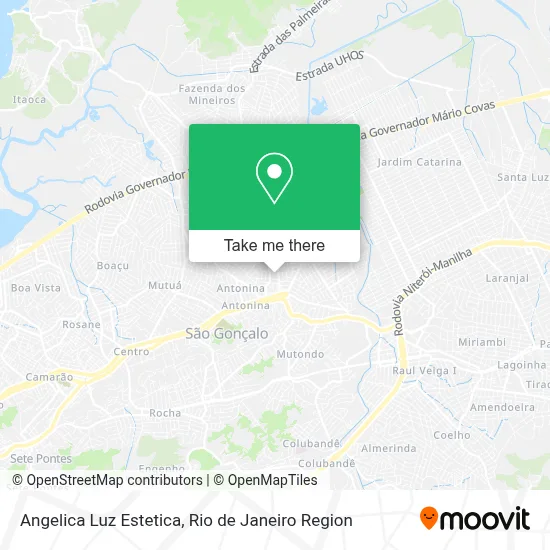 Angelica Luz Estetica map