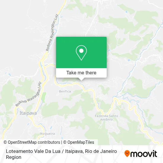 Loteamento Vale Da Lua / Itaipava map