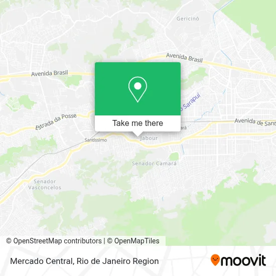 Mercado Central map