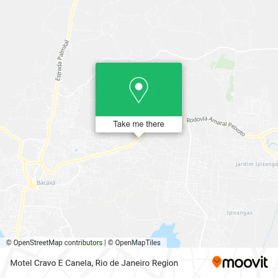 Motel Cravo E Canela map