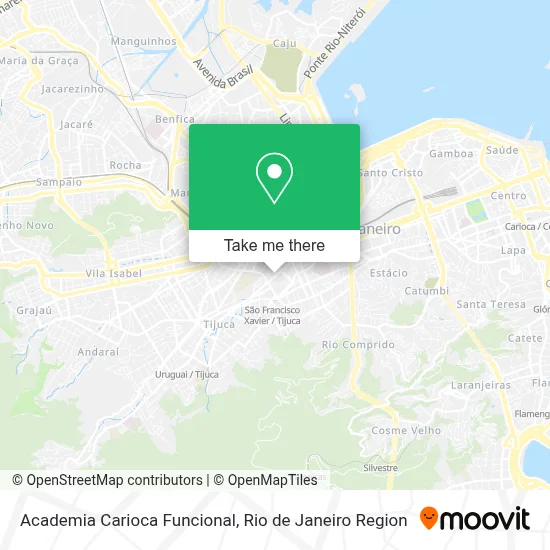 Academia Carioca Funcional map