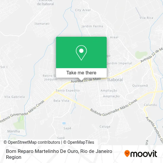 Bom Reparo Martelinho De Ouro map
