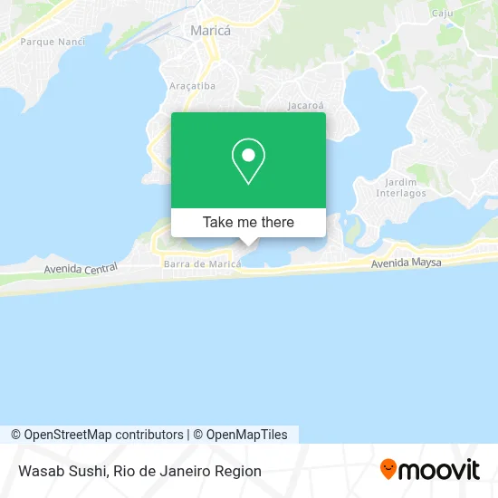 Wasab Sushi map