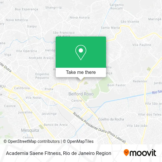 Academia Saene Fitness map