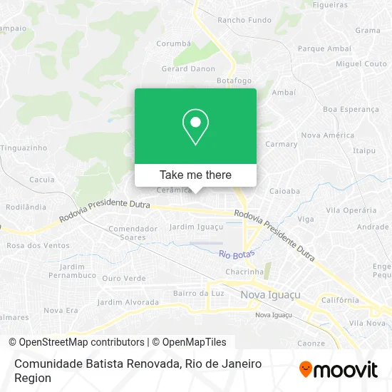 Comunidade Batista Renovada map