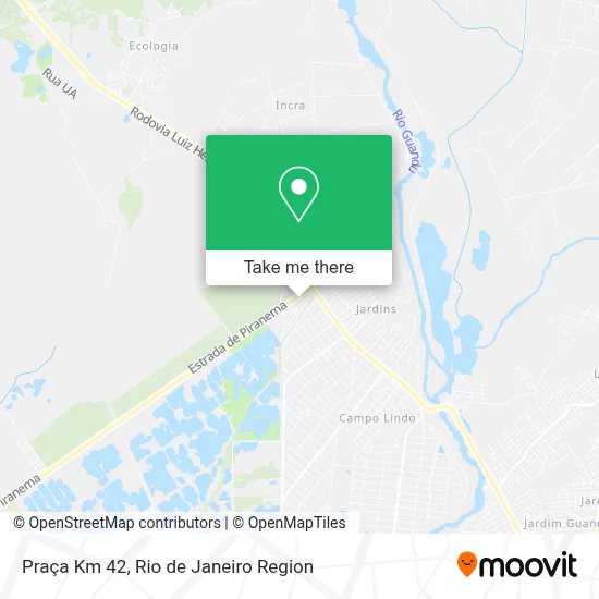 Praça Km 42 map