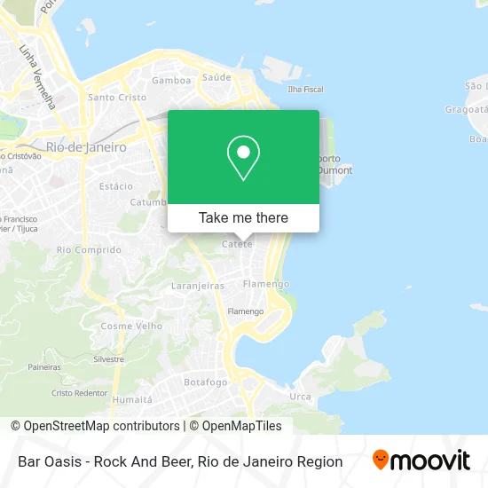 Bar Oasis - Rock And Beer map