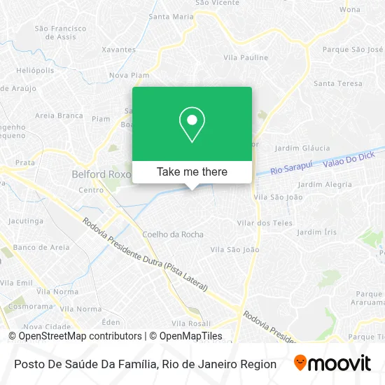 Posto De Saúde Da Família map