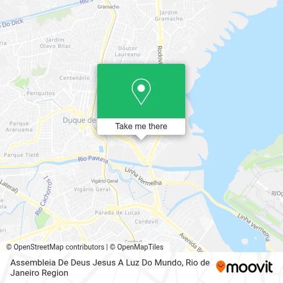 Assembleia De Deus Jesus A Luz Do Mundo map