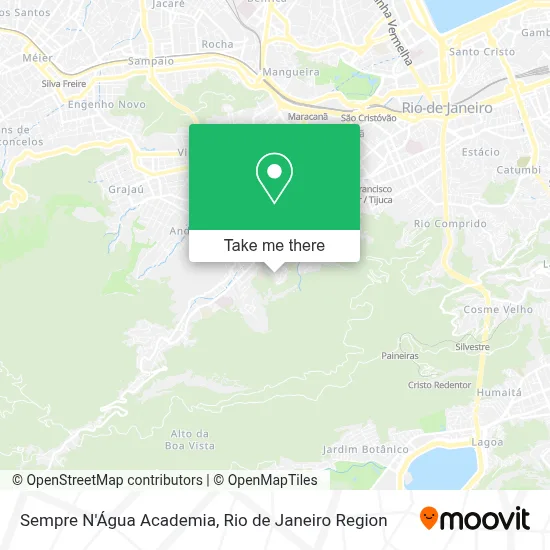 Sempre N'Água Academia map