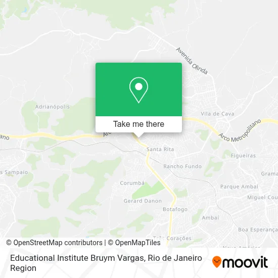 Educational Institute Bruym Vargas map