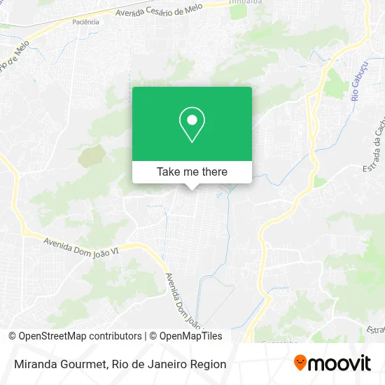 Miranda Gourmet map