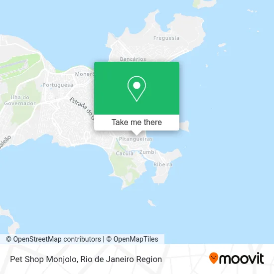Pet Shop Monjolo map