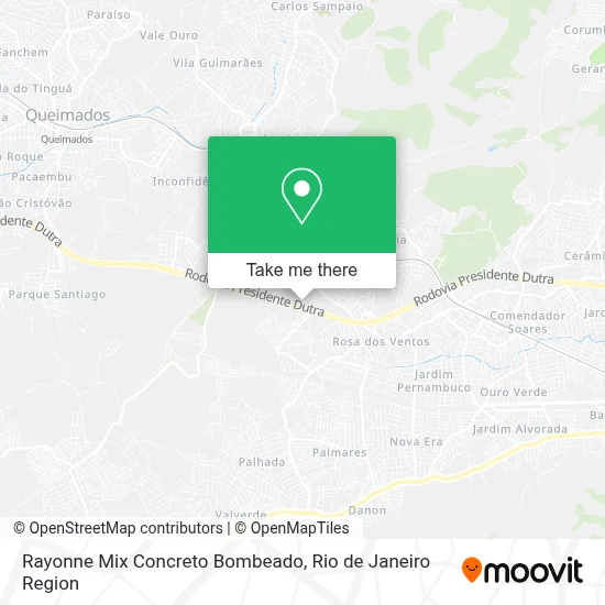 Rayonne Mix Concreto Bombeado map
