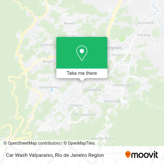 Car Wash Valparaíso map