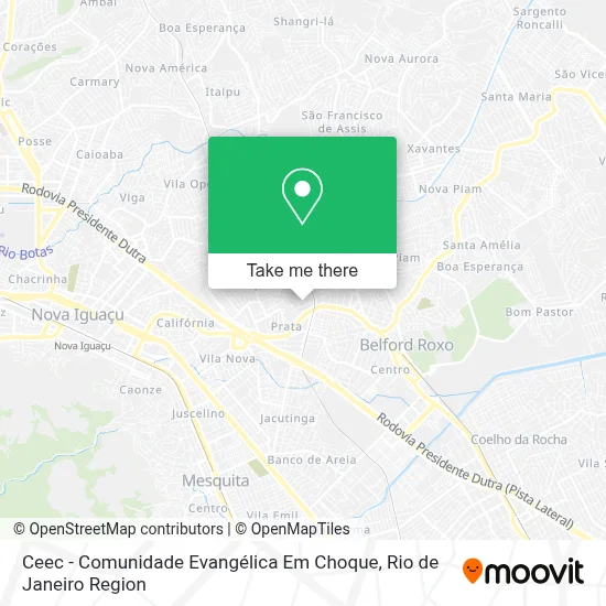 Ceec - Comunidade Evangélica Em Choque map
