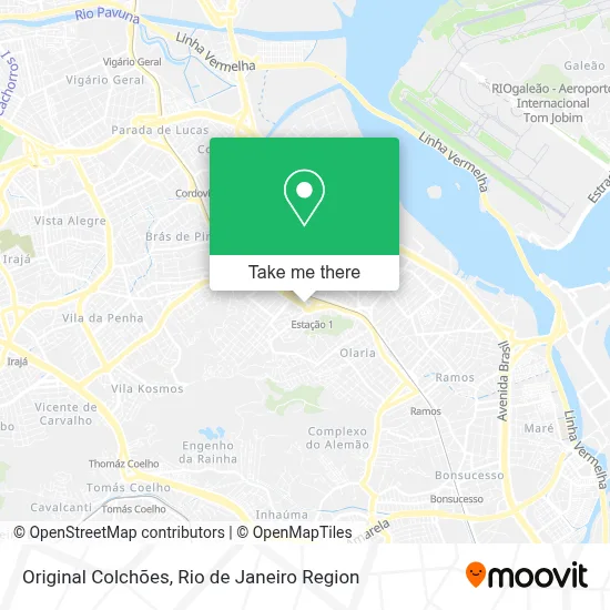 Original Colchões map