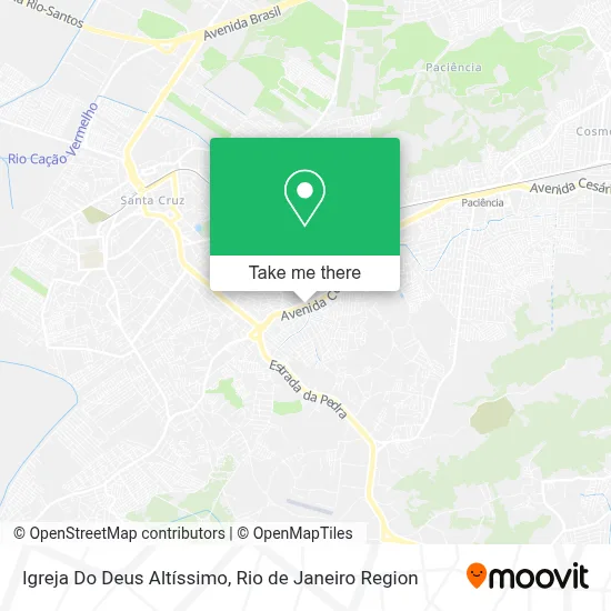 Igreja Do Deus Altíssimo map