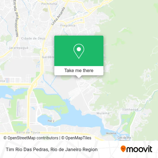 Tim Rio Das Pedras map