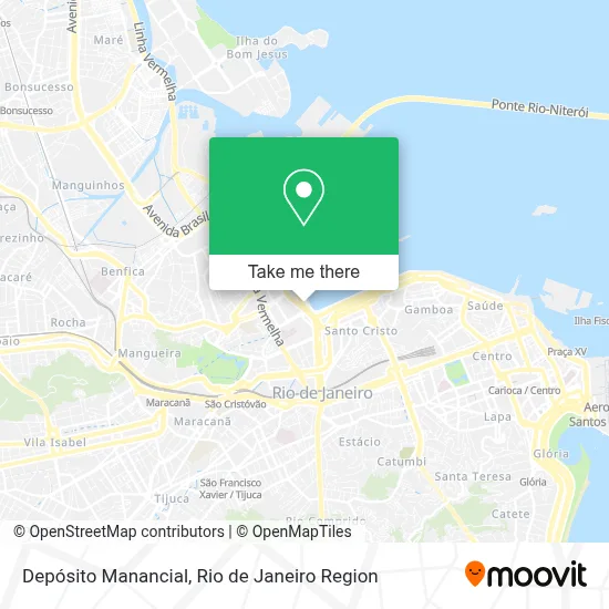 Depósito Manancial map